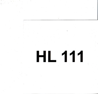 HL 111 : Eesti Muusikafondi heliarhiiv