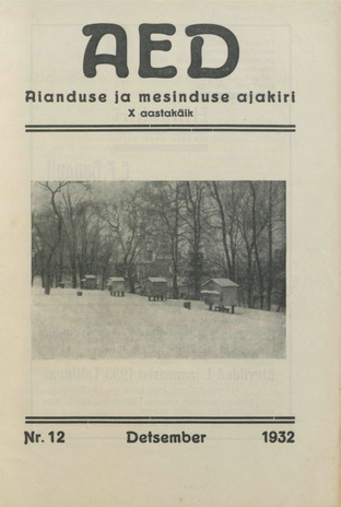 Aed : aianduse ajakiri ; 12 1932-12
