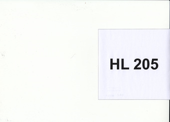 HL 205 : Eesti Muusikafondi heliarhiiv