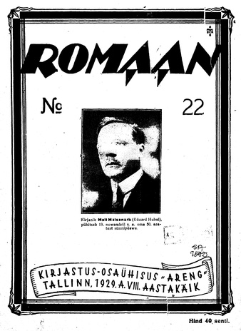 Romaan ; 22 (184) 1929-11