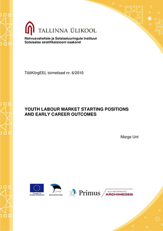 Youth labour market starting positions and early career outcomes