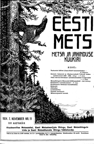 Eesti Mets ; 11 1934