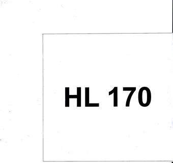 HL 170 : Eesti Muusikafondi heliarhiiv