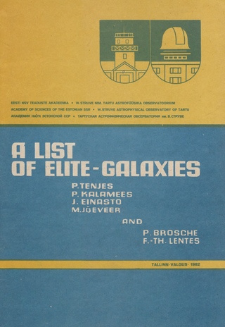 A list of Elite-galaxies (W. Struve nimeline Tartu Astrofüüsika Observatoorium. Teated ; 1982, 68)
