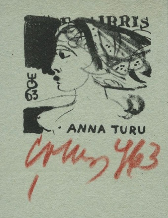Ex libris Anna Turu 
