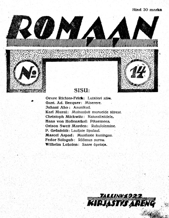 Romaan ; 14 1922