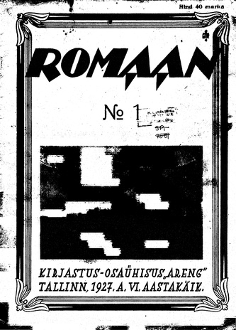Romaan ; 1 (115) 1927-01