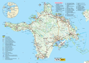 Hiiumaa : touristische Karte A3