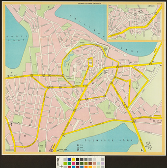 Tallinna elavamaid liiklussõlmi ; Eesti NSV maanteede skeem 