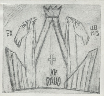 Ex libris Kr Raud 