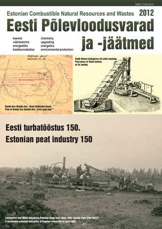 Eesti põlevloodusvarad ja -jäätmed = Estonian combustible natural resources and wastes ; 2012
