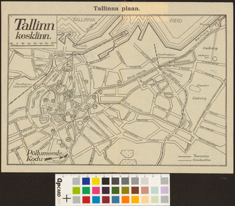 Väike Tallinna juht : Tallinna plaan, Tallinn kesklinn
