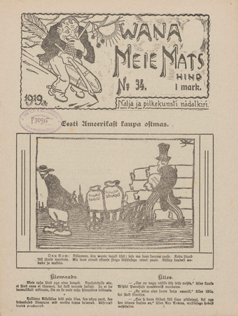 Vana Meie Mats : nalja- ja pilkekunsti nädalkiri ; 34 1919