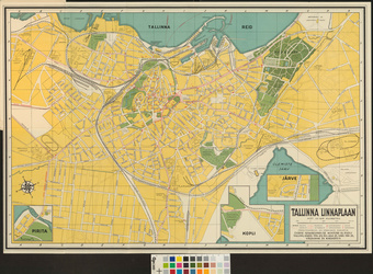 Tallinna juht : Tallinna ajalooline ülevaade, Tallinna vaatamisväärsusi, tähtsamaid aadresse, tänavate ja asutuste nimekiri ning täieline linnaplaan 