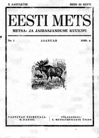 Eesti Mets ; 1 1930