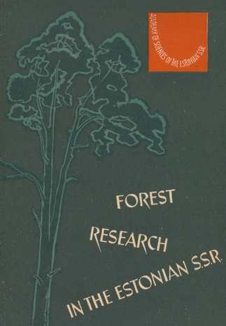 Forest research in the Estonian SSR