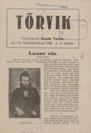 Tõrvik ; 1-6 1931-12