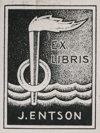 Ex libris J. Entson 