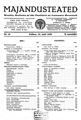 Majandusteated ; 19 1936-05-12