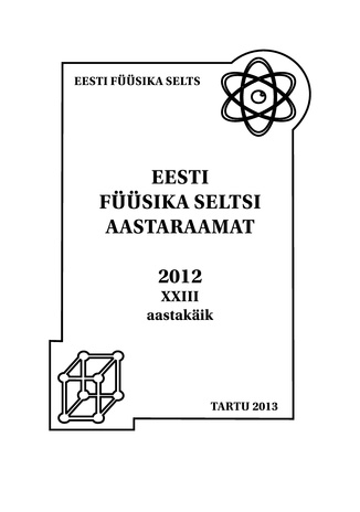 Eesti Füüsika Seltsi aastaraamat ; 2012