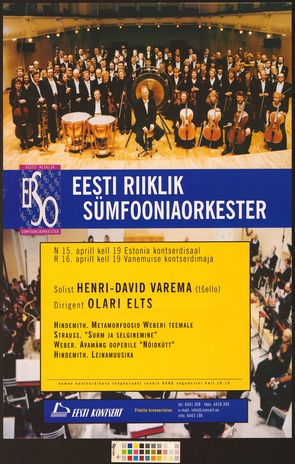 Eesti Riiklik Sümfooniaorkester : Henri-David Varema, Olari Elts 