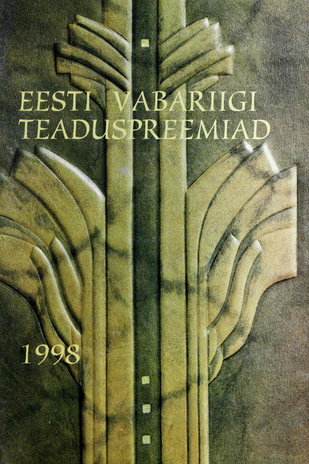 Eesti Vabariigi teaduspreemiad ; 1998