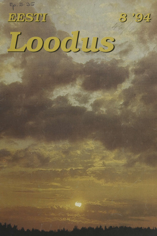Eesti Loodus ; 8 1994-08