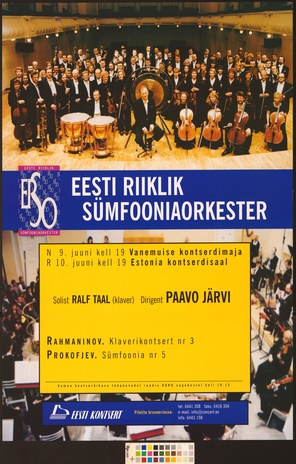 Eesti Riiklik Sümfooniaorkester : Ralf Taal, Paavo Järvi 