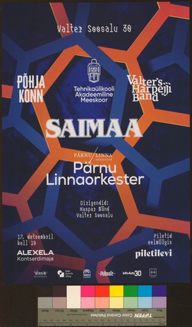 Saimaa, Pärnu linnaorkester, Põhja Konn, Valter's Harpejji Band, Tehnikaülikooli Akadeemiline Meeskoor 