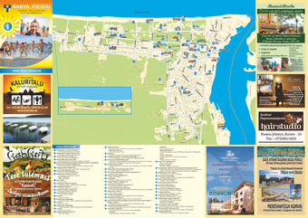 Narva-Jõesuu : turismikaart = : туристическая карта = tourist map = matkailukartta