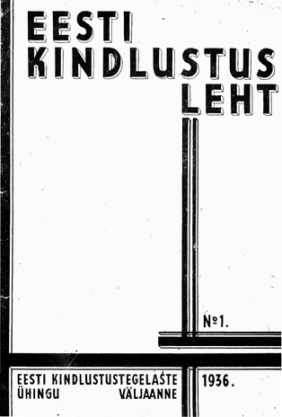 Eesti Kindlustusleht ; 1 1936-06