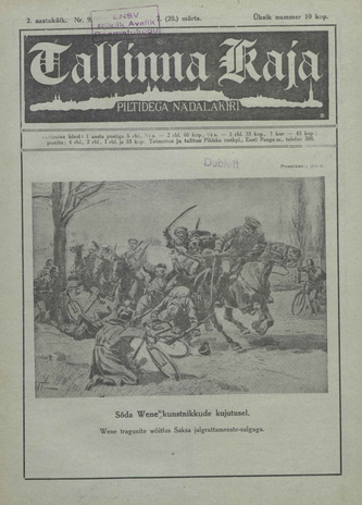 Tallinna Kaja : piltidega nädalakiri ; 9 1915-03-07
