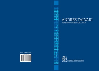 Andres Talvari personaalbibliograafia 