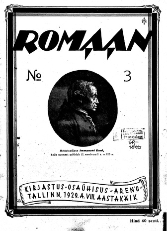 Romaan ; 3 (165) 1929-02