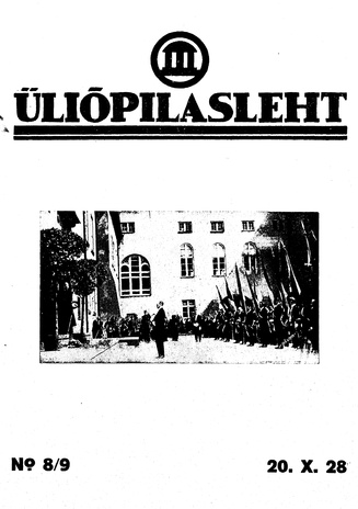 Üliõpilasleht ; 8-9 1928
