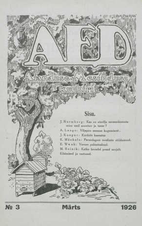 Aed : aianduse ajakiri ; 3 1926-03