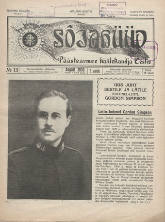Sõjahüüd ; 13 1930