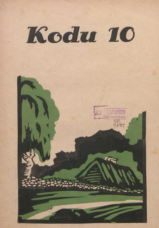 Kodu : perekondlik kirjanduse, teaduse ja kunsti ajakiri ; 10 1929-05