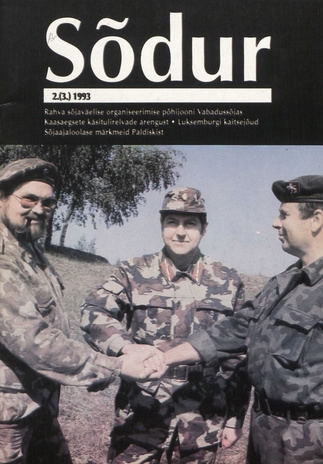 Sõdur : Eesti sõjandusajakiri ; 2(3) 1993