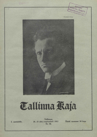 Tallinna Kaja : piltidega nädalakiri ; 38 1915-09-26