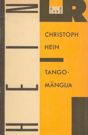Tangomängija : romaan (Loomingu Raamatukogu; 1992 nr 6-8)