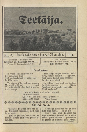 Teekäija : Eesti Baptisti Koguduse Ühenduse häälekandja ; 6 1914