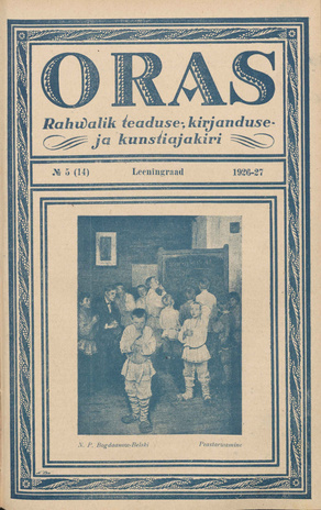 Oras ; 5 (14) 1926/27