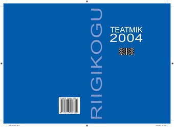 Riigikogu teatmik 2004