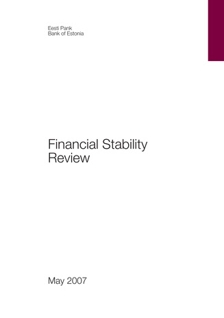 Financial stability review ; may/november 2007