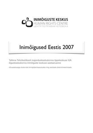 Inimõigused Eestis ; 2007