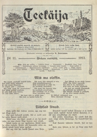 Teekäija : Eesti Baptisti Koguduse Ühenduse häälekandja ; 11 1912