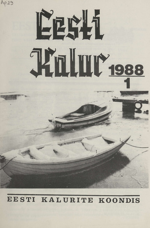 Eesti Kalur ; 1 1988 talv