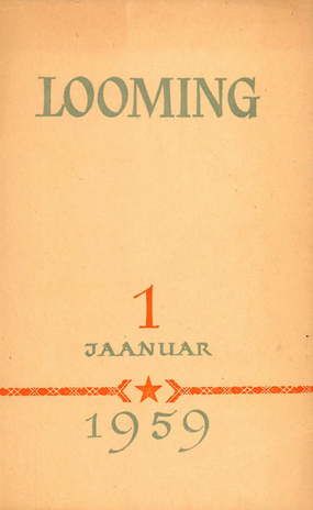 Looming ; 1 1959-01