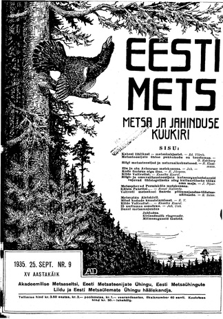 Eesti Mets ; 9 1935